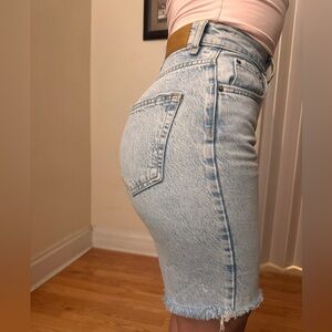 Light Blue Denim Shorts